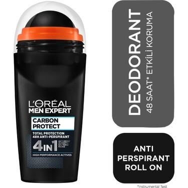 Loreal Paris Men Expert Carbon Protect Erkek Roll On 50 ml