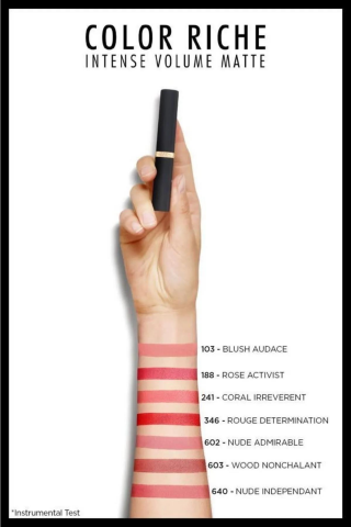 3 Adet Loreal Paris Color Riche Intense Volume Matte 640 Nude Independant ve ROSIE