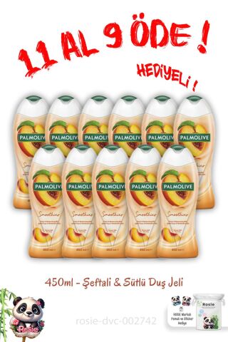 450 ml 11 Al 9 Öde Duş Jeli Smoothies Şeftali Ve Sütlü ve Rosie