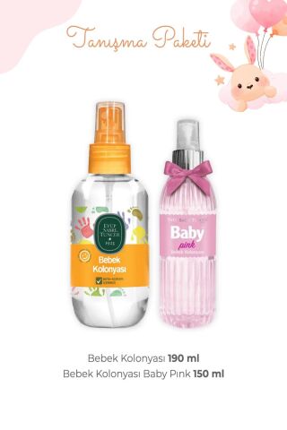 Eyüp Sabri Tuncer Bebek Kolonyası 190 ml ve Pink 150 ml