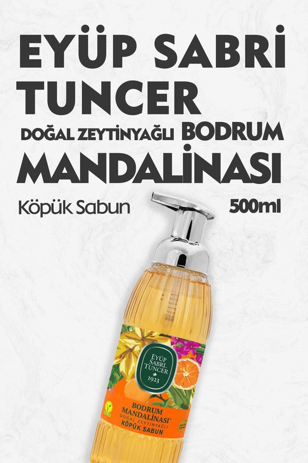 Eyüp Sabri Tuncer Zeytinyağlı Bodrum Mandalinası Köpük Sabun 500 ML