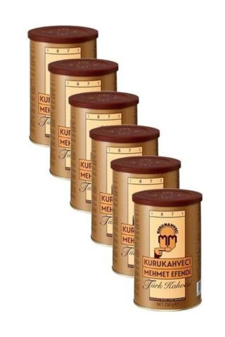 Kurukahveci Mehmet Efendi Türk Kahvesi 250 Gr X 6 Adet
