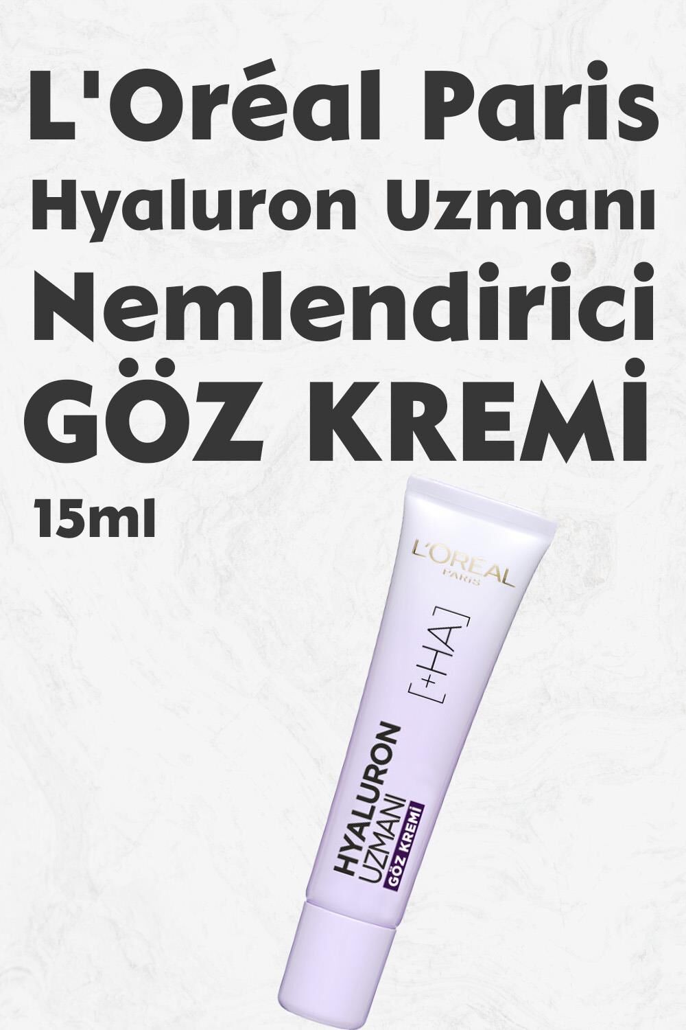 Loreal Paris Hyaluron Uzmanı Nemlendirici Krem Göz 15 ml