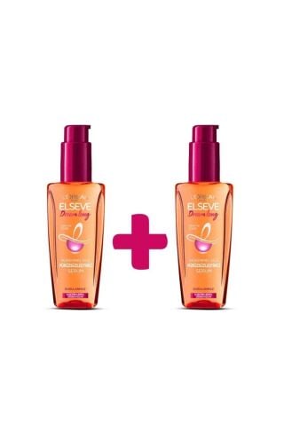 Elseve Dream Long Mükemmel Düz Pürüzsüzleştirici Mucizevi Saç Serumu Yağ 100ml 2 Li