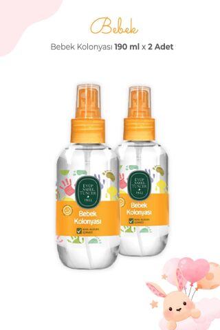 Eyüp Sabri Tuncer Bebek Kolonyası 190 ml x 2 Adet