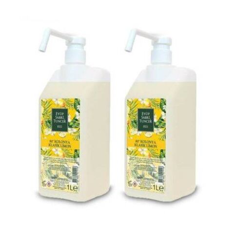 Eyüp Sabri Tuncer Klasik Limon Kolonyası Sprey Başlıklı 1 lt x 2 adet