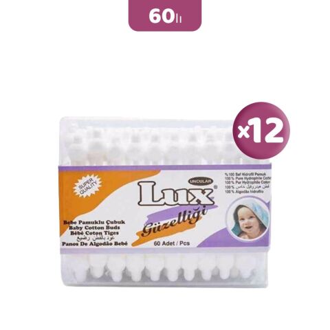 Lux Bebe Pamuk Çubuğu 60' lı x 12