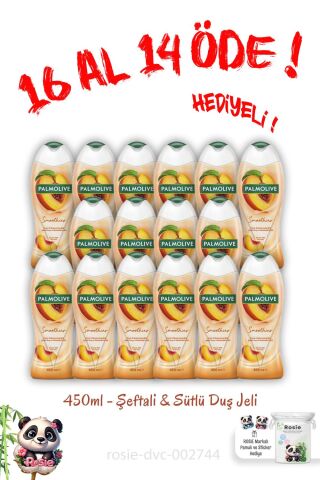 16 Al 14 Öde Duş Jeli Smoothies Şeftali Ve Sütlü 450 ml