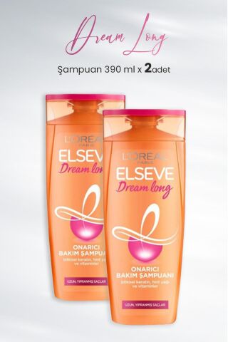 Elseve Dream Long Onarıcı Bakım Şampuanı 390 ml x 2 Adet