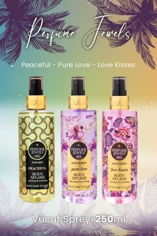 Eyüp Sabri Tuncer Vücut Spreyi Peaceful, Pure Love ve Love Kisses