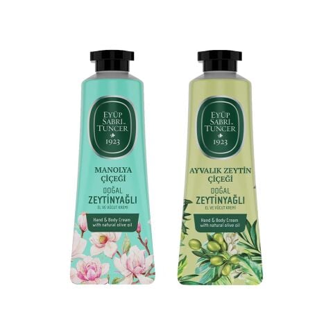 Eyüp Sabri Tuncer El ve Vücut Kremi Manolya Çiçeği ve Ayvalık Zeytin Çiçeği 50 ml