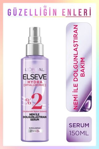 Elseve Hydra [hyaluronic] Nem Ile Dolgunlaştıran Serum 150ml Dolgunlaştıran Seri