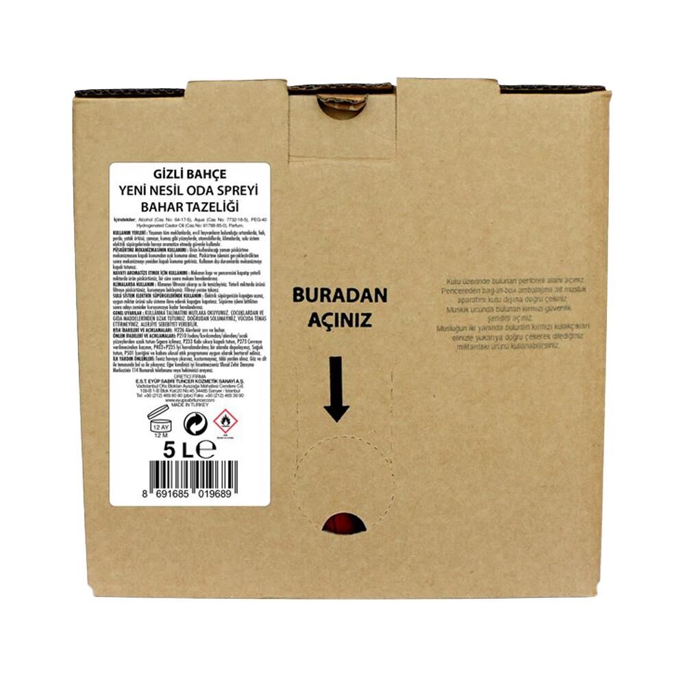 Eyüp Sabri Tuncer Yeni Nesil Oda Spreyi Bahar Tazeliği 5 lt
