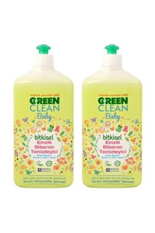 U green Clean Baby Bitkisel Biberon Emzik Temizleyici 500 ml x 2 Adet