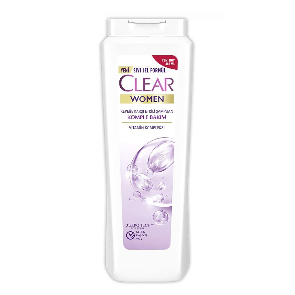 Clear Women Komple Bakım Şampuan 485 ml