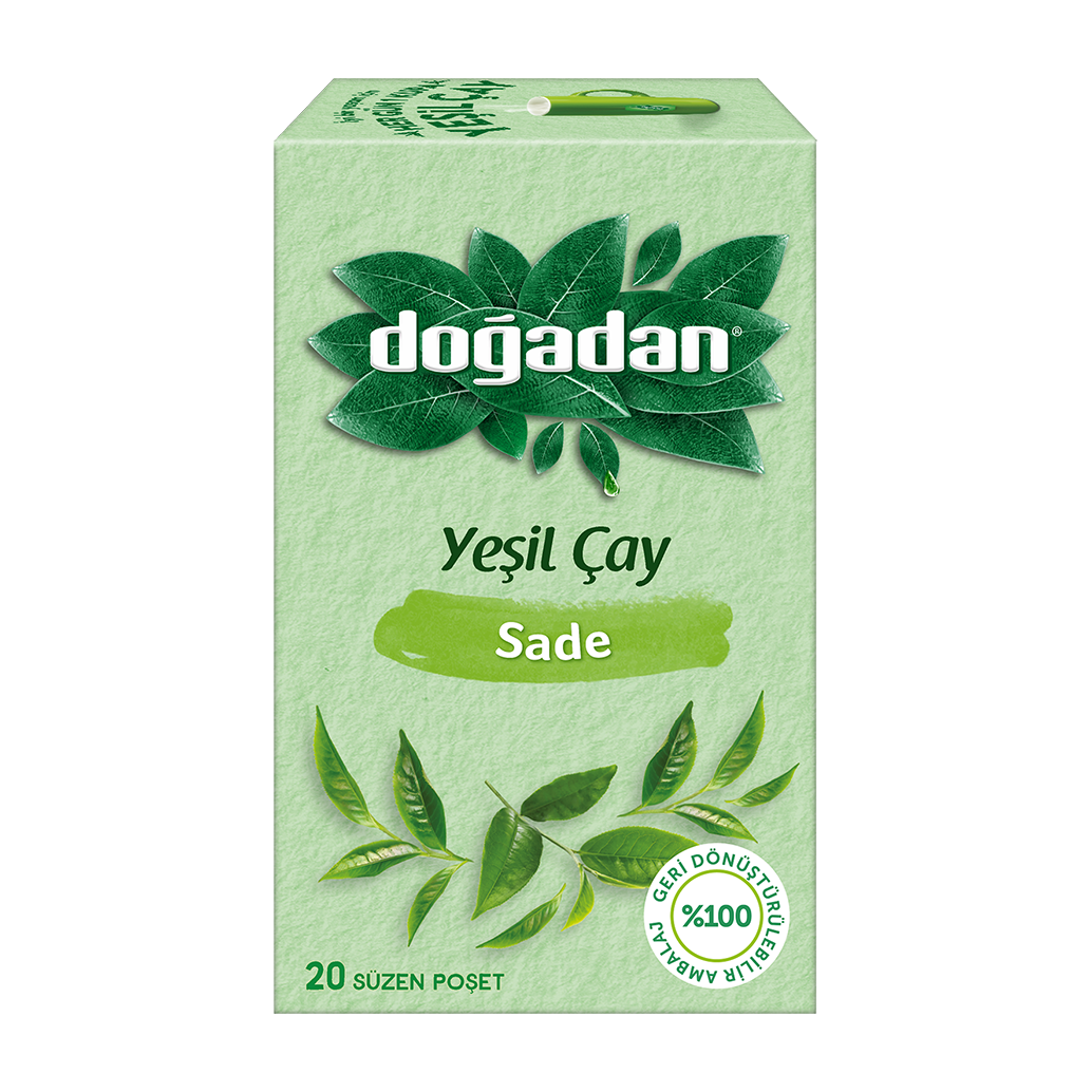 Doğadan Yeşil Çay Sade 20'li