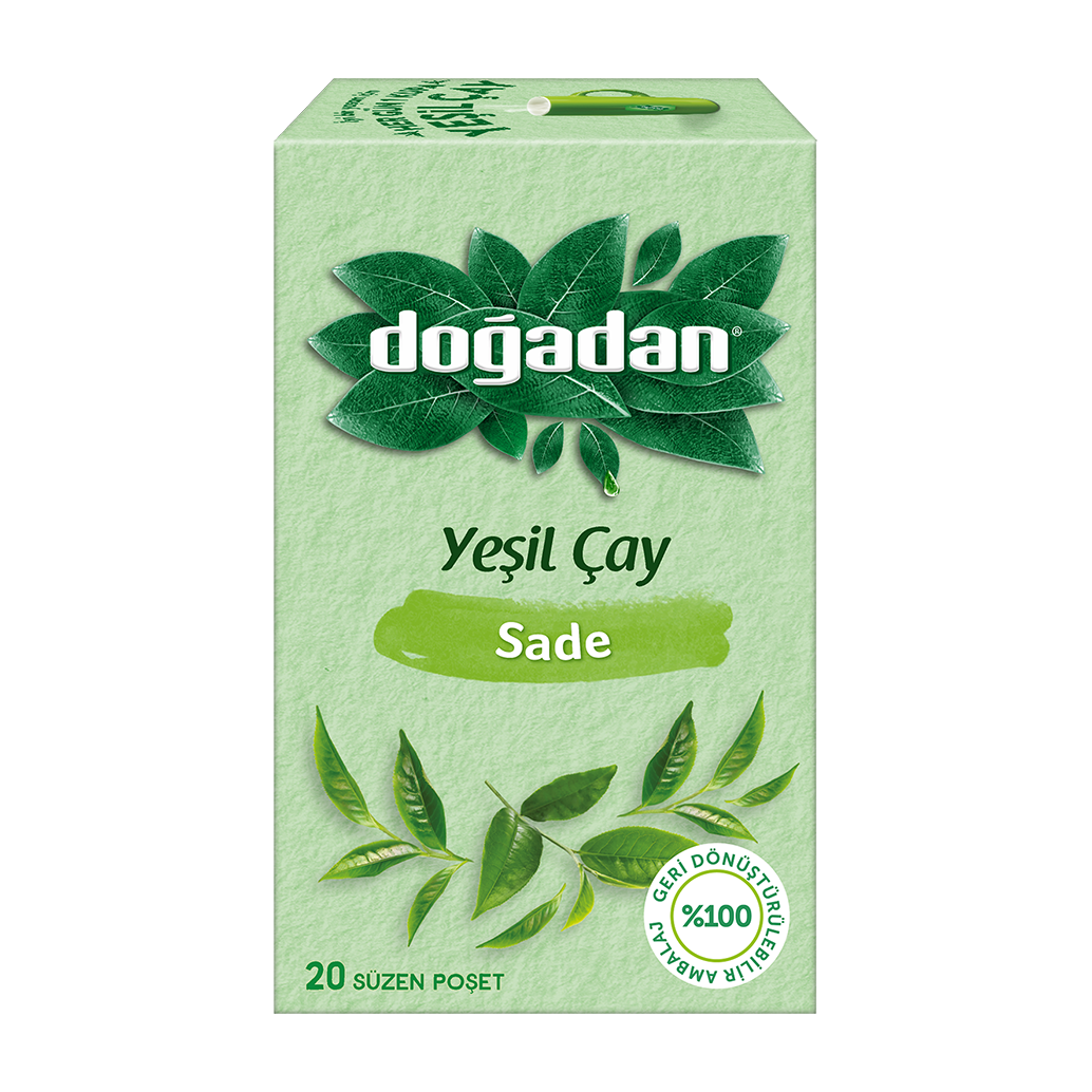 Doğadan Yeşil Çay Sade 20'li
