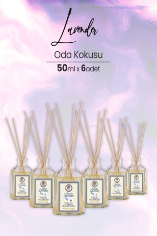 Eyüp Sabri Tuncer Lavender Çubuklu Oda Kokusu 50 ml x 6 Adet