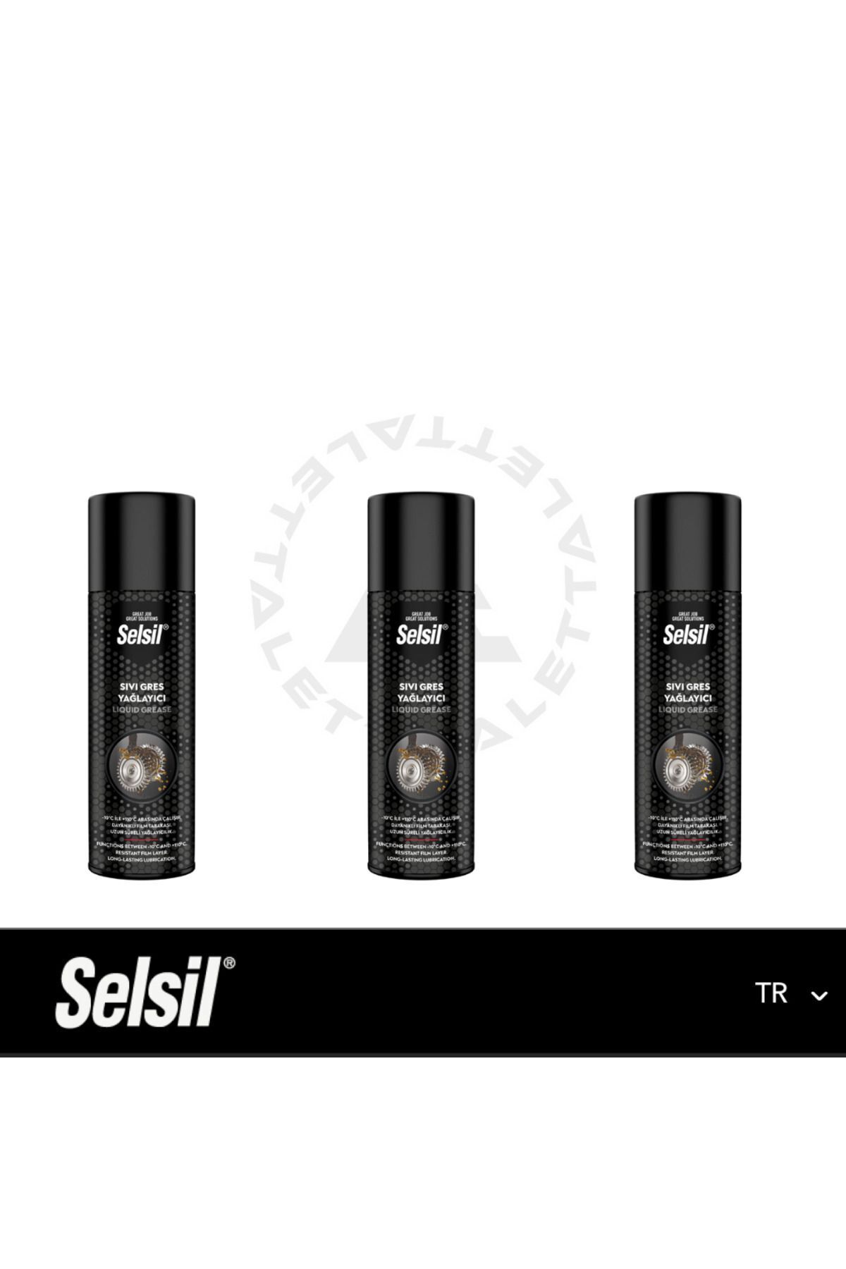 Selsil Sıvı Gres Yağlayıcı 500 ml 3 Adet