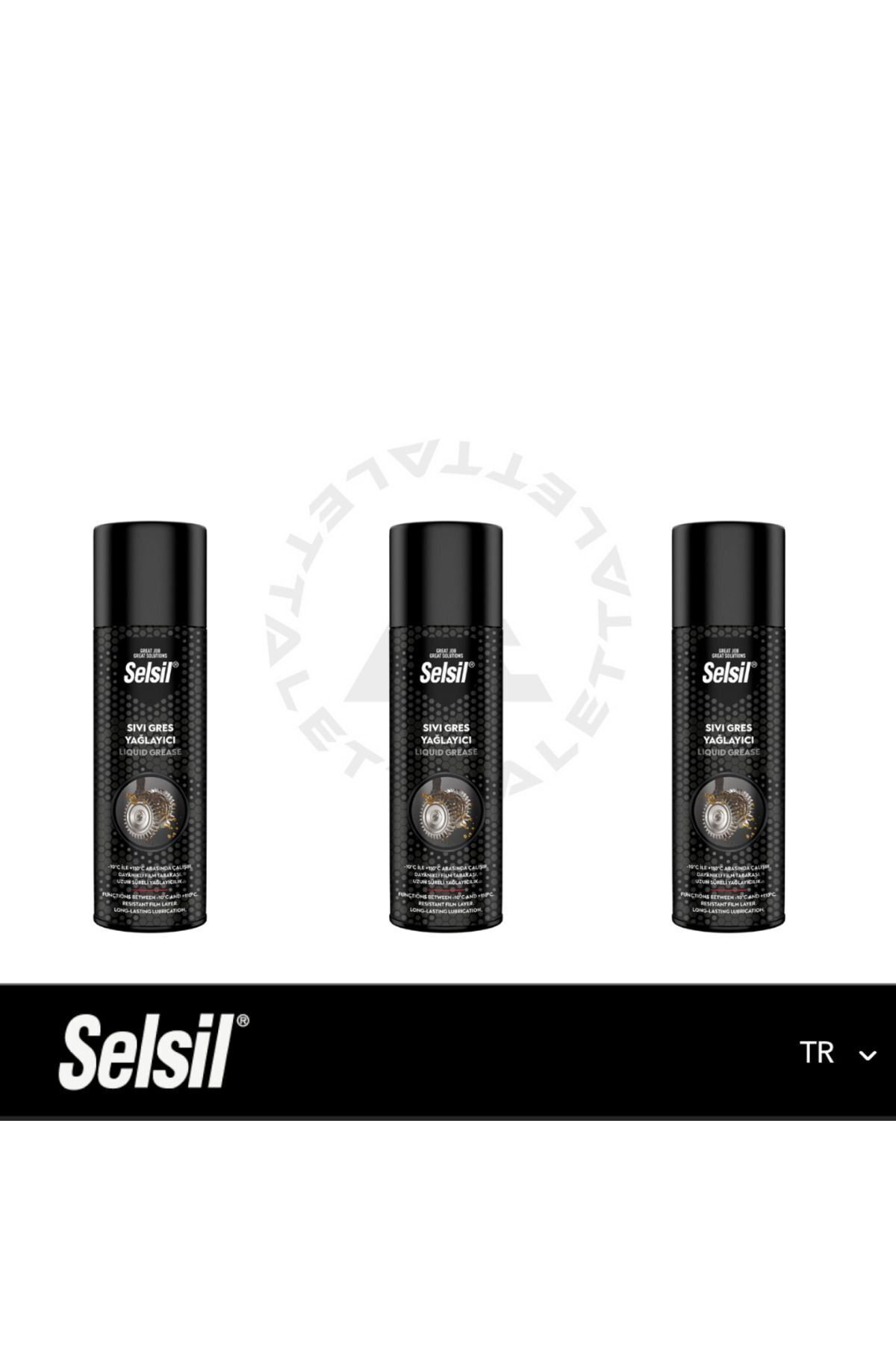 Selsil Sıvı Gres Yağlayıcı 500 ml 3 Adet
