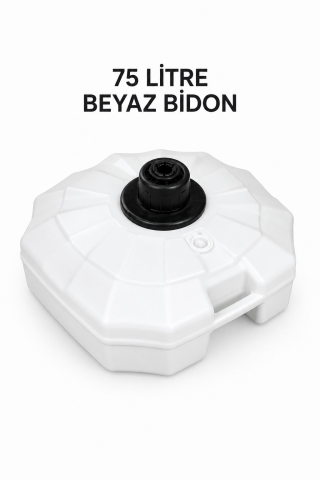 75 litre Beyaz Şemsiye Bidonu