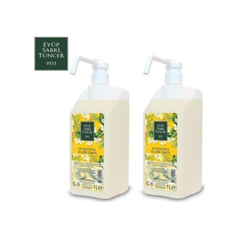 Eyüp Sabri Tuncer Klasik Limon Kolonyası Sprey Başlıklı 1 lt x 2