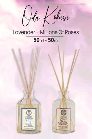 Eyüp Sabri Tuncer Çubuklu Oda Kokusu Lavender ve Million Of Roses 50 ml