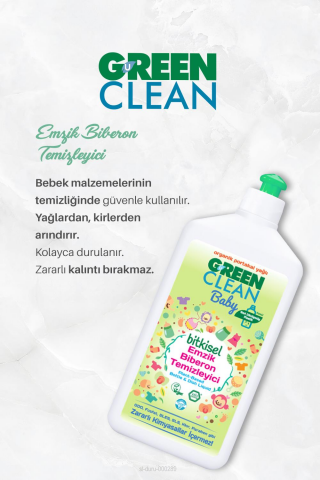 4 AL 3 ÖDE Bitkisel Green Clean Emzik Biberon Temizleyici 500 ml