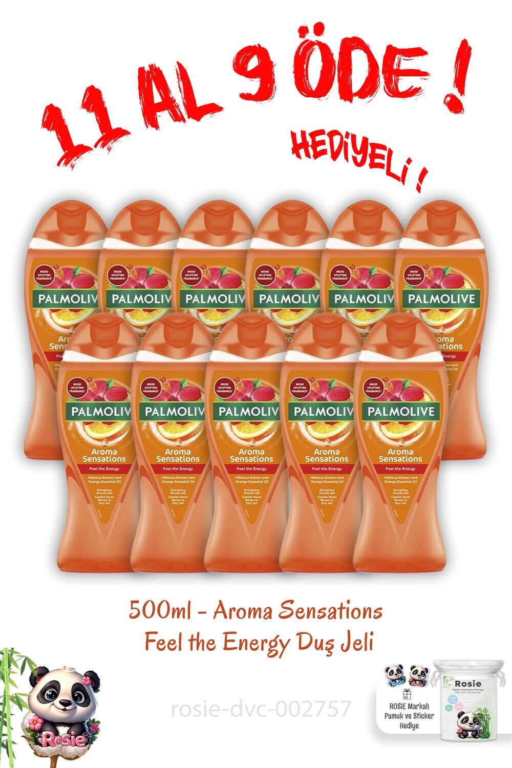 11 Al 9 Öde Aroma Sensations Feel The Energy Duş Jeli 500 Ml