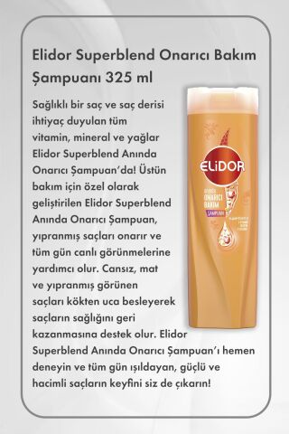 Sleepy Natural Hijyenik Ped Gece 18 Adet  X3 ve Hediye Elidor Onarıcı Bakım 325 ml