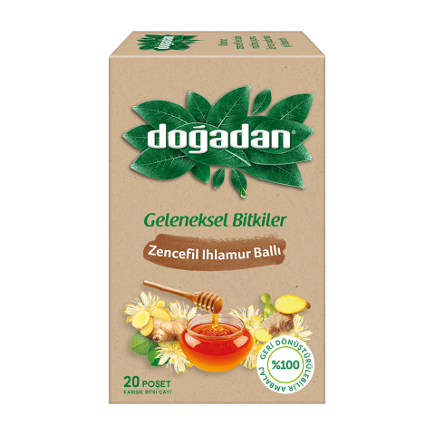 Doğadan Zencefil Ihlamur Ballı Çay 20'li