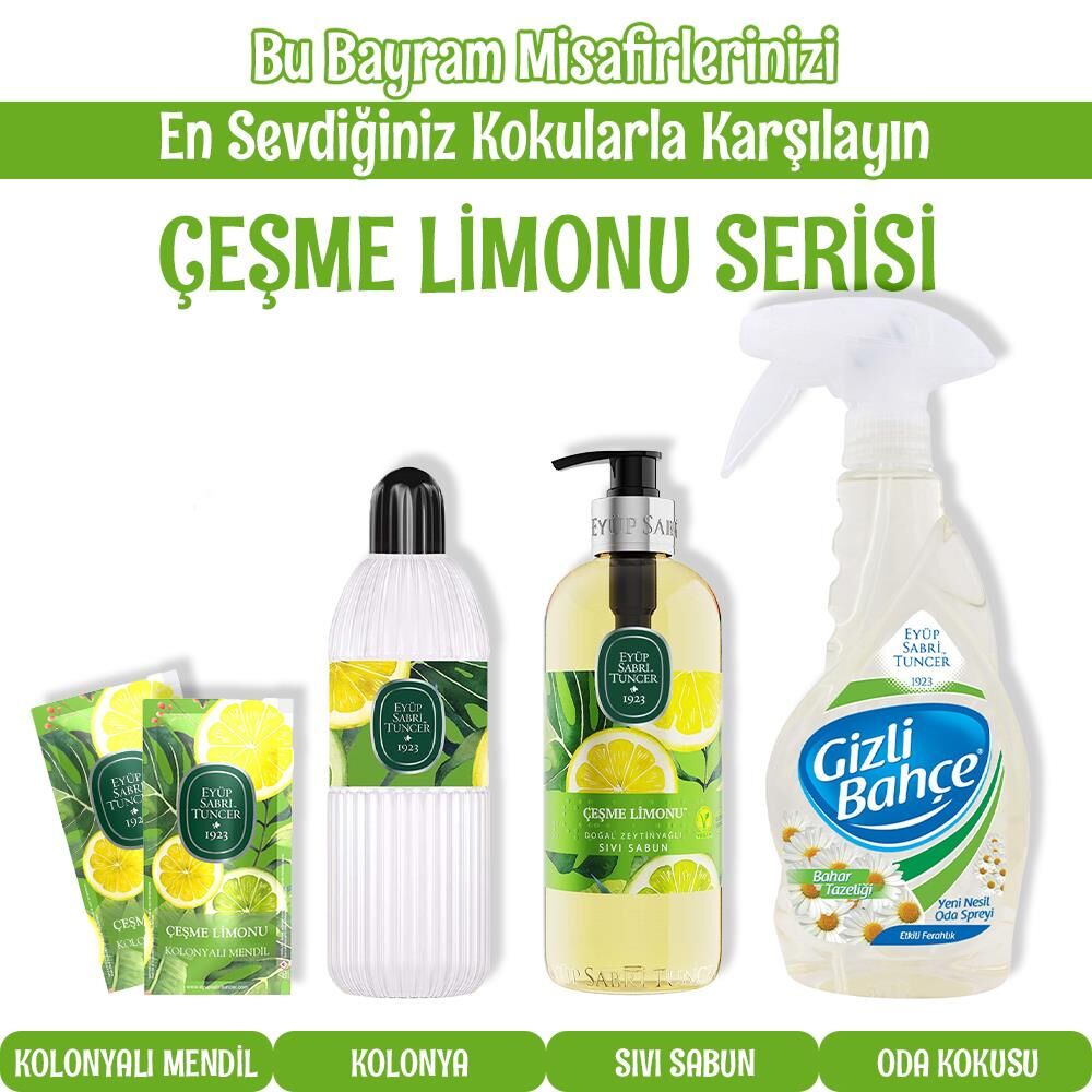 Eyüp Sabri Tuncer Bayram Özel Çeşme Limonu Serisi