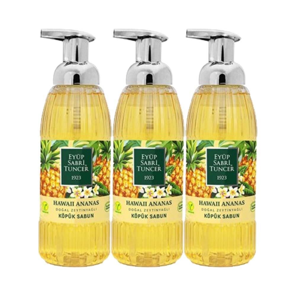Eyüp Sabri Tuncer Hawaii Ananas Köpük Sabun 500 ml x3