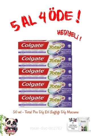 Total Pro Diş Eti Sağlığı Diş Macunu 50 ml 5 Al 4 Öde