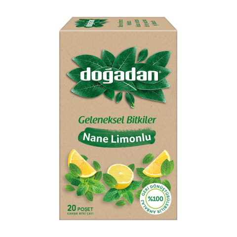 Doğadan Nane Limonlu Bitki Çayı 20'li