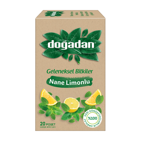 Doğadan Nane Limonlu Bitki Çayı 20'li