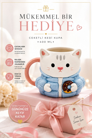 Sleepy Sensitive Islak Mendil 90’lı x 23 Paket + Rosie Ceketli Kedi Kupa Hediyeli
