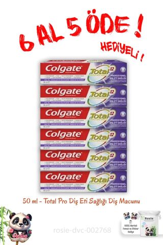 Total Pro Diş Eti Sağlığı Diş Macunu 50 ml 6 Al 5 Öde