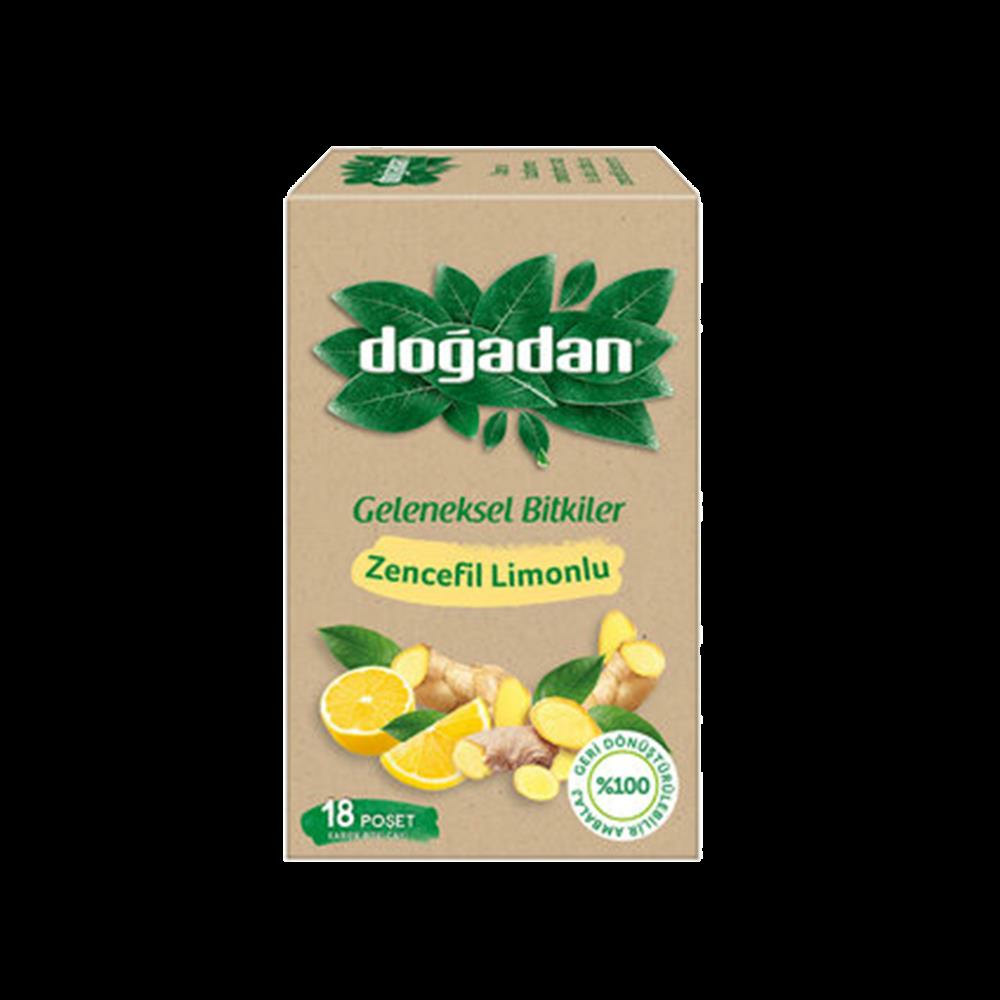 Doğadan Zencefil Limonlu Bitki Çayı 18'li