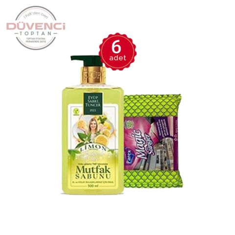 Eyüp Sabri Tuncer Limon Aromalı Mutfak Sabunu 500 ml x 6