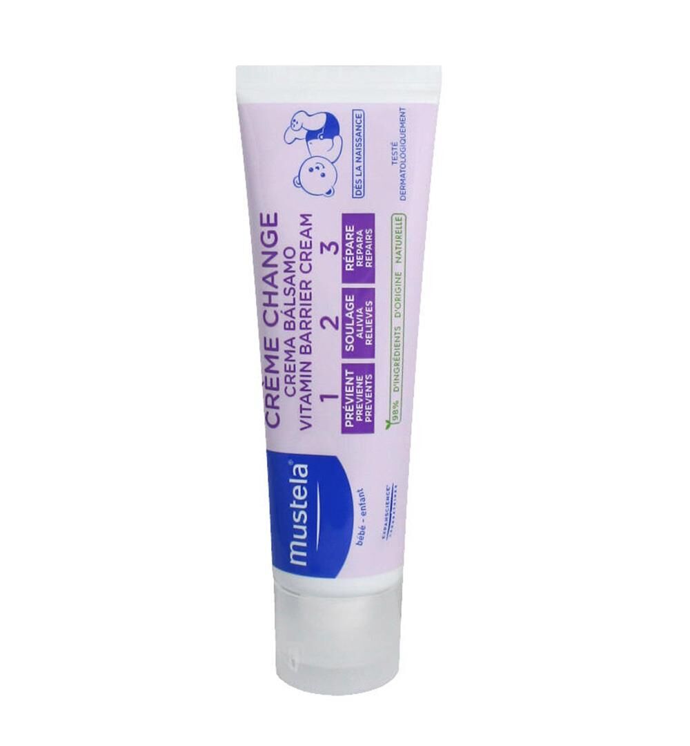 Mustela Vitamin Barrier Cream 1 2 3 Pişik Kremi 100 ml