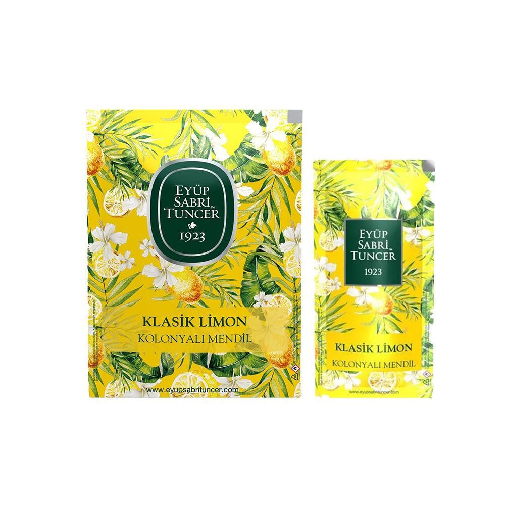 Eyüp Sabri Tuncer Kolonyalı Mendil Klasik Limon 30' luk ve 150' lik