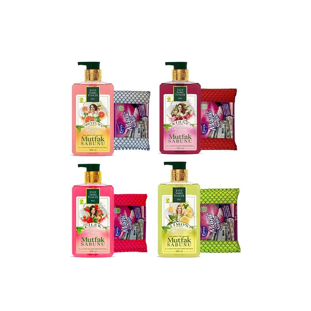 Eyüp Sabri Tuncer Mutfak Sabunu Kiraz, Çilek, Limon ve Greyfurt 500 ml