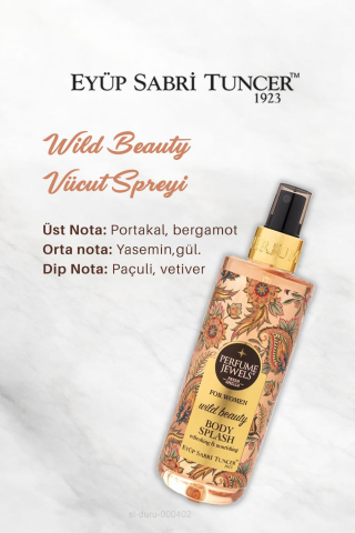 4 AL 3 ÖDE Eyüp Sabri Tuncer Vücut Spreyi Wild Beauty 250 ml, Pamuk Hediyeli