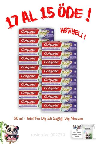 17 Al 15 Öde Total Pro Diş Eti Sağlığı Diş Macunu 50 ml