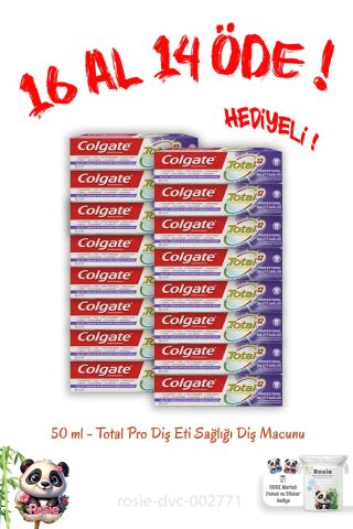 16 Al 14 Öde Total Pro Diş Eti Sağlığı Diş Macunu 50 ml