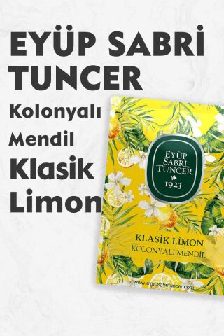 Eyüp Sabri Tuncer Büyük Boy Kolonyalı Mendil Klasik Limon 30 Adet