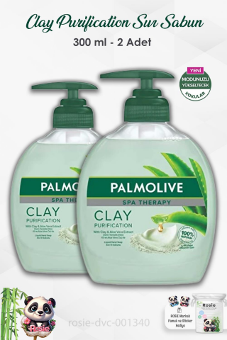 2li Palmolive Spa Therapy Clay Purification Sıvı Sabun 300 ml ve ROSIE
