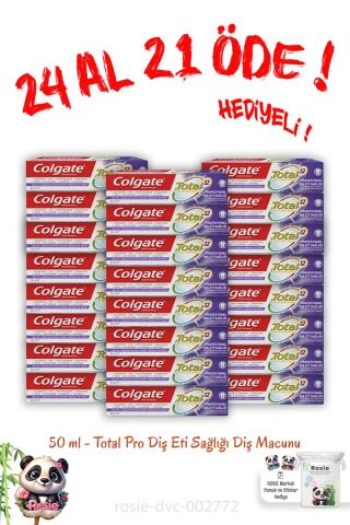 24 Al 21 Öde Total Pro Diş Eti Sağlığı Diş Macunu 50 ml