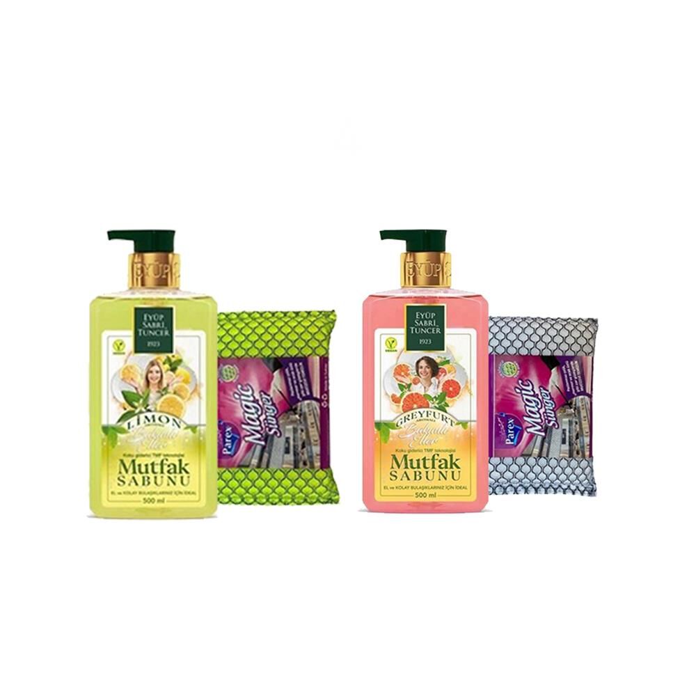 Eyüp Sabri Tuncer Bakımlı Eller Limon ve Greyfurt Mutfak Sabunu 500 ml